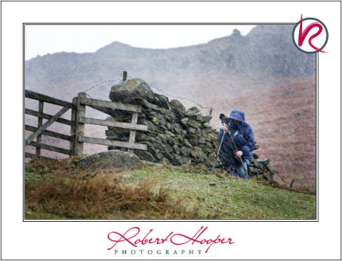 Karen battles the elements to get her landscape photos