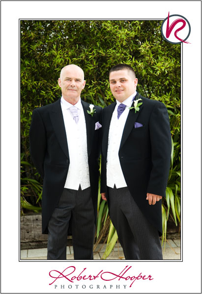 Claire de Castro and Terry Davies wedding day. Photography by Robert Hooper Photography