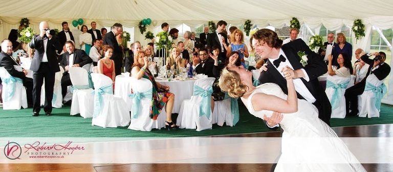 Jane and Mark's first dance, in the marquee at Hollybank House 0709-JWME-0450