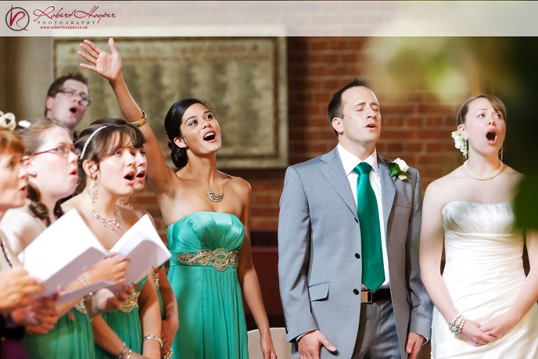 The wedding ceremony at Christ Church, Woking 0909-SDJH-0139