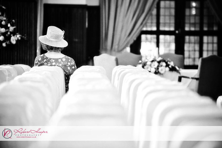 Robert Hooper Photography wedding photo of the year 2009 - waiting for the wedding ceremony at Selsdon Park hotel