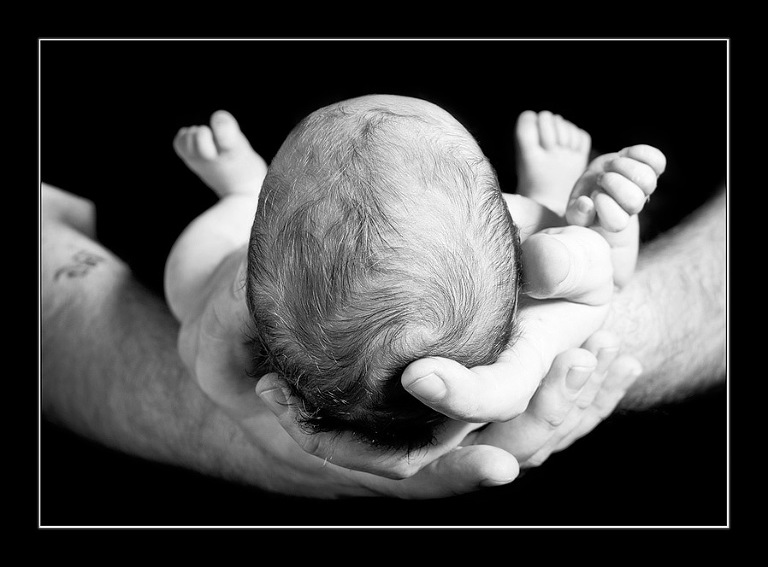 Tiny newborn baby portraiture in Sussex