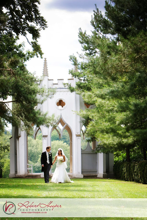 Wedding photography in the grounds of Painshill Park