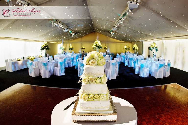 The Conservatory at Painshill Park wedding reception marquee