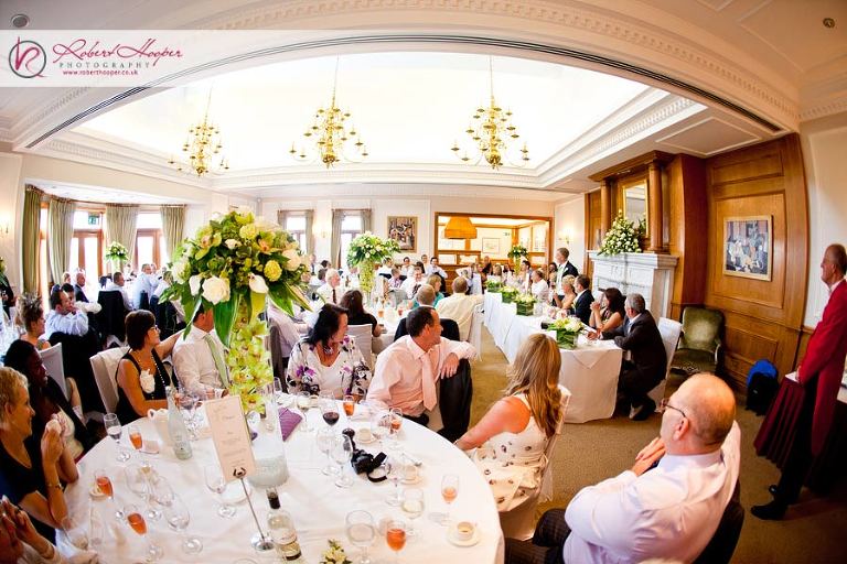 Speeches in the banqueting room, London Golf Club