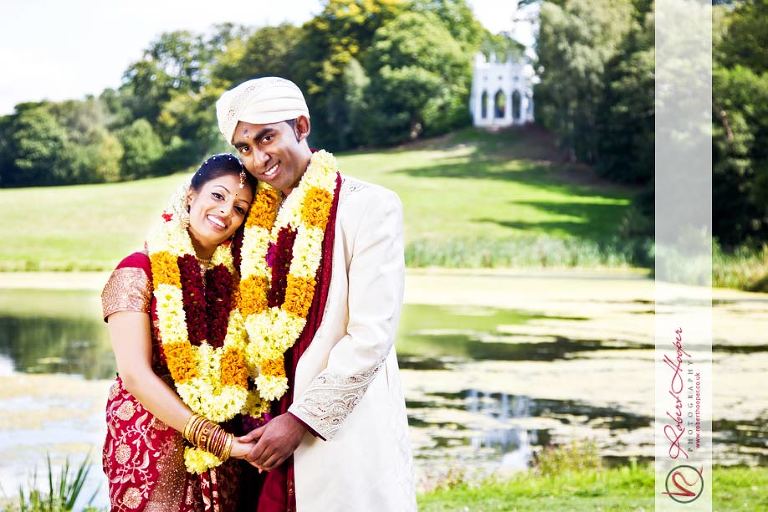 Asian wedding photography at Painshill Park