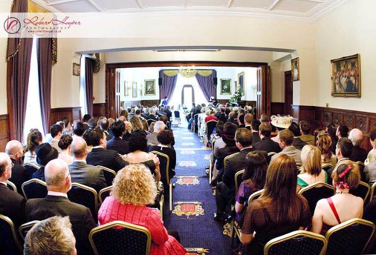 Wedding ceremony at the Stanhill Court Hotel