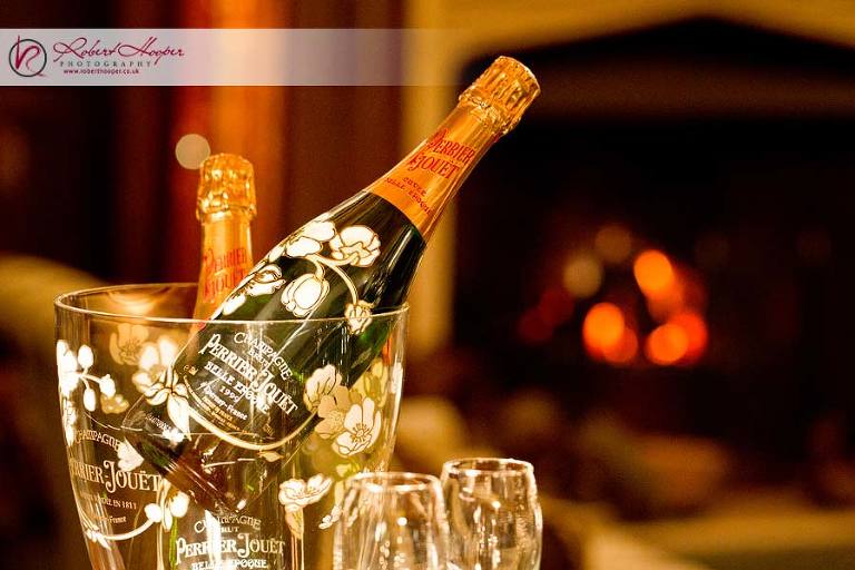 A champagne reception at the London Golf Club