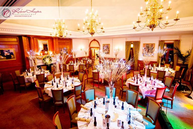 The banqueting room of London Golf Club, Kent