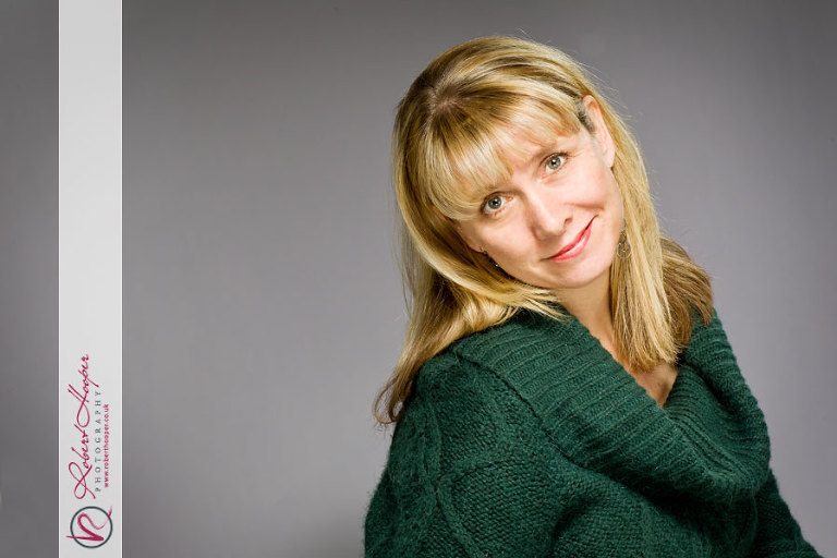 Professional studio portraits at home in Surrey