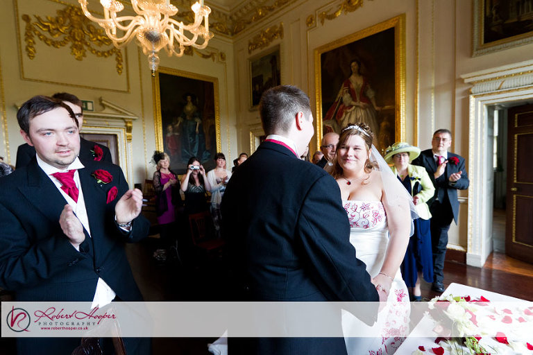 Wedding ceremony at Marble Hill House  