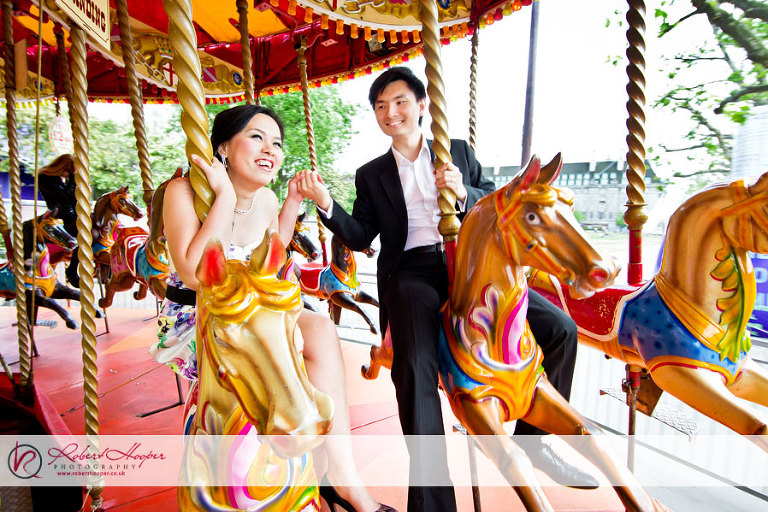 Fun pre wedding photography in London 