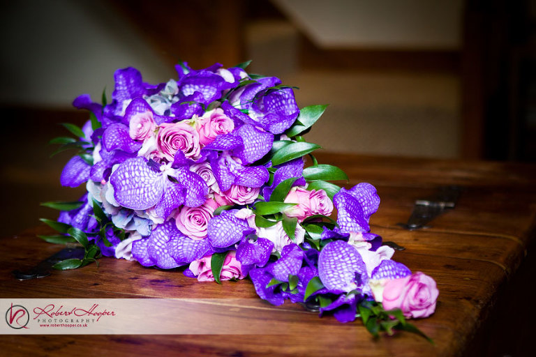 Bride's bouquet - Surrey wedding photographers 