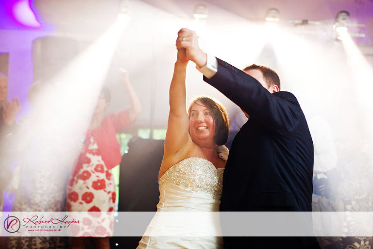 Dancing at Oaks Farm wedding 