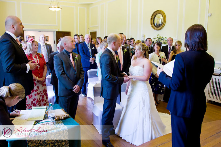 Ripley Arts Centre wedding ceremony 
