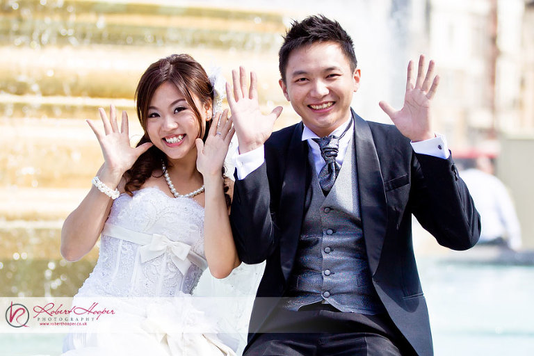 Zany pre wedding photography in London 