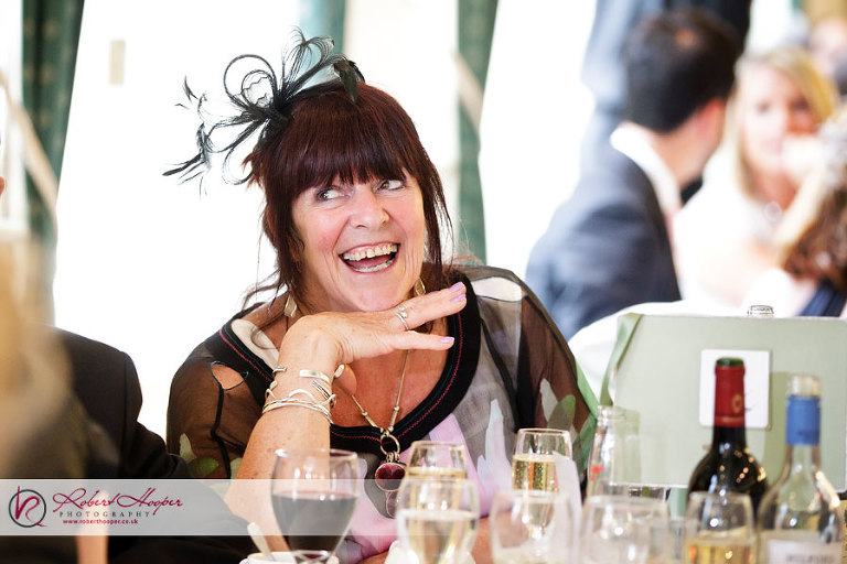 Guests enjoying wedding reception at Turkey Mill, Kent 