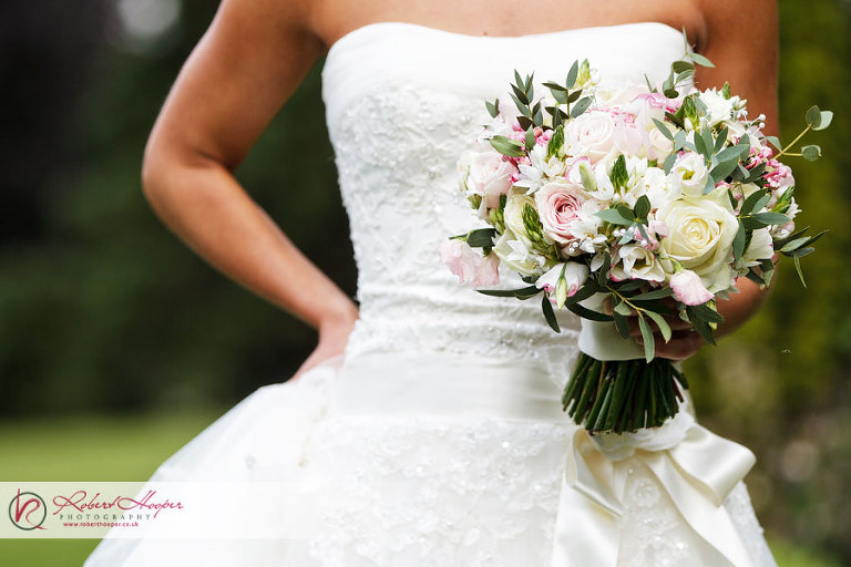 Bride with bouquet