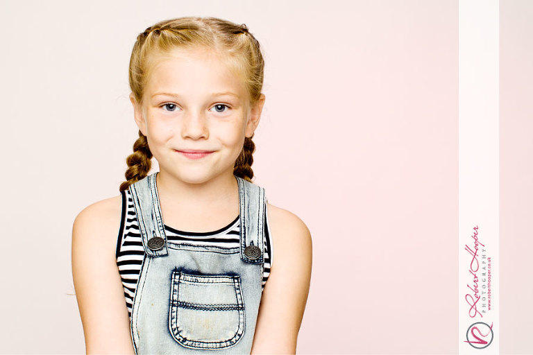 Modern studio style child portraits in Croydon 