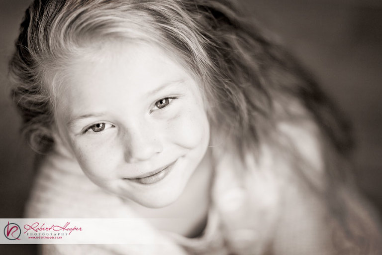 Simple child's portraiture with natural light 