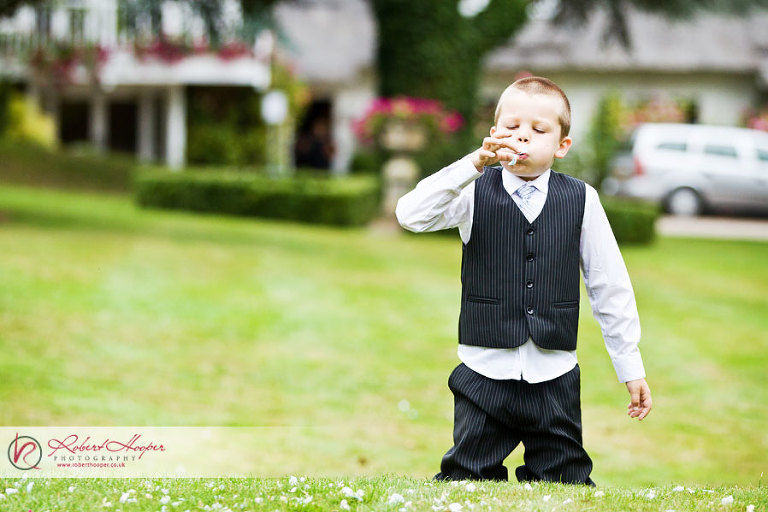 Children enjoying wedding in Kent 