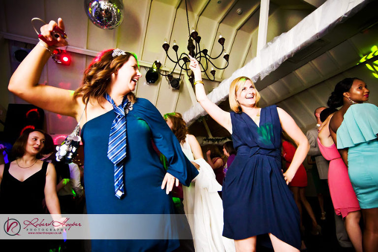 Girls enjoying wedding dancing in Kent 