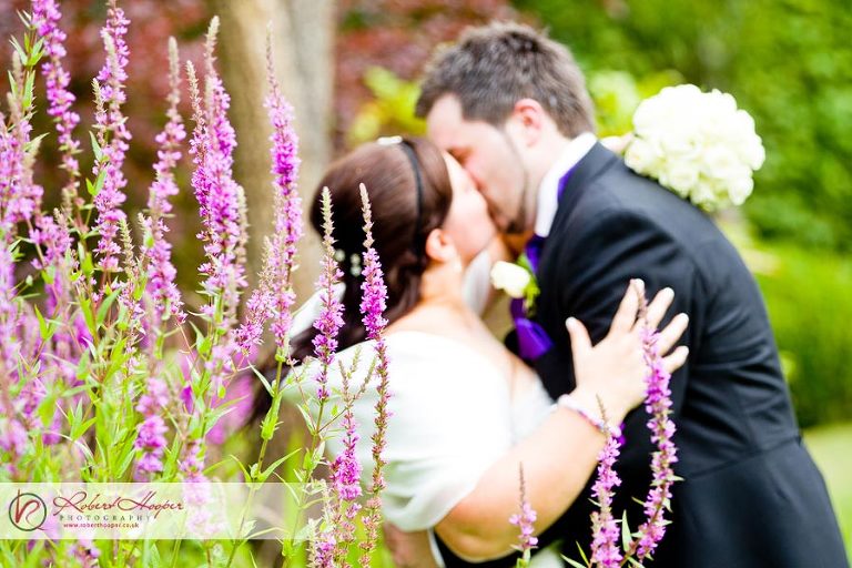 A little romance for our bride and groom at Langshott Manor 