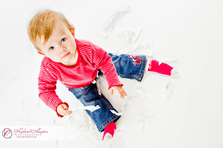 Modern baby portraiture in Surrey 