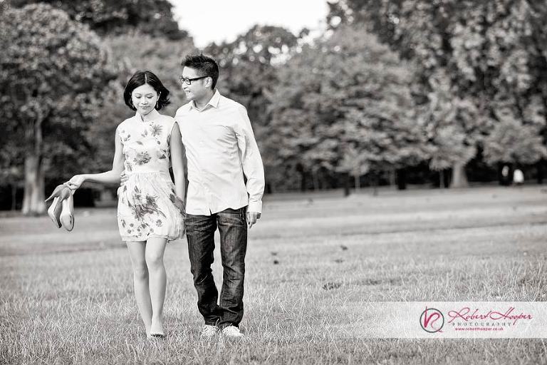 Relaxed Asian pre wedding photography 