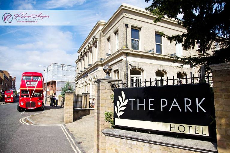 Wedding photography at the Park Hotel, Teddington 