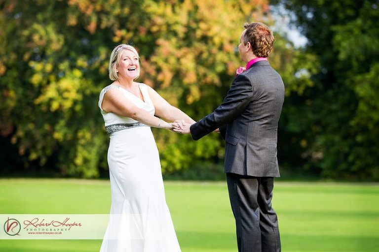 Bride and Groom at Marble Hill House wedding 