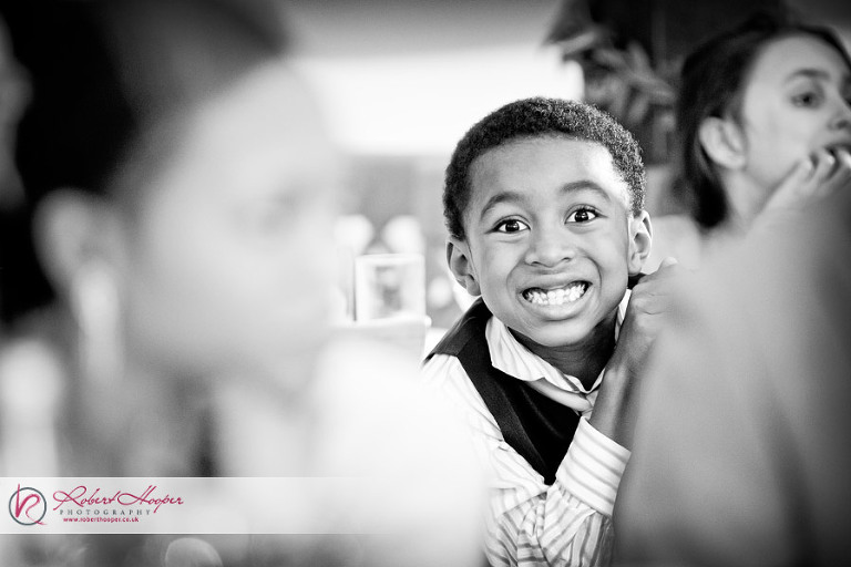 Happy kids at wedding 