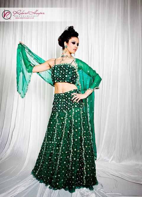 Wedding fashion show at Epsom Downs racecourse 