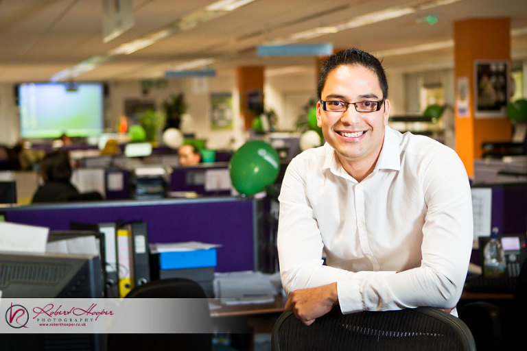Environmental staff portraits in Surrey 