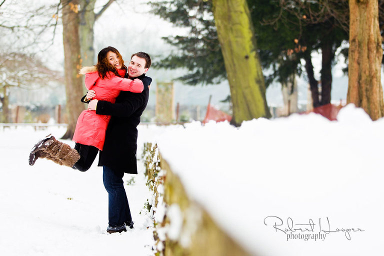 Surrey portraits in the snow