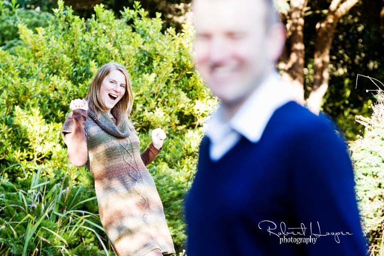 Fun engagement photo shoot in Croydon
