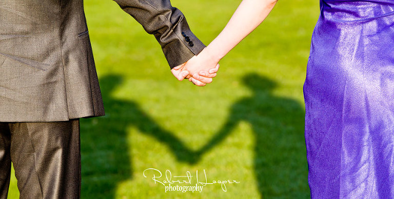 Fun pre wedding photography shadows