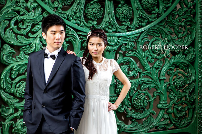 Chinese prewedding photography London Wellington Arch