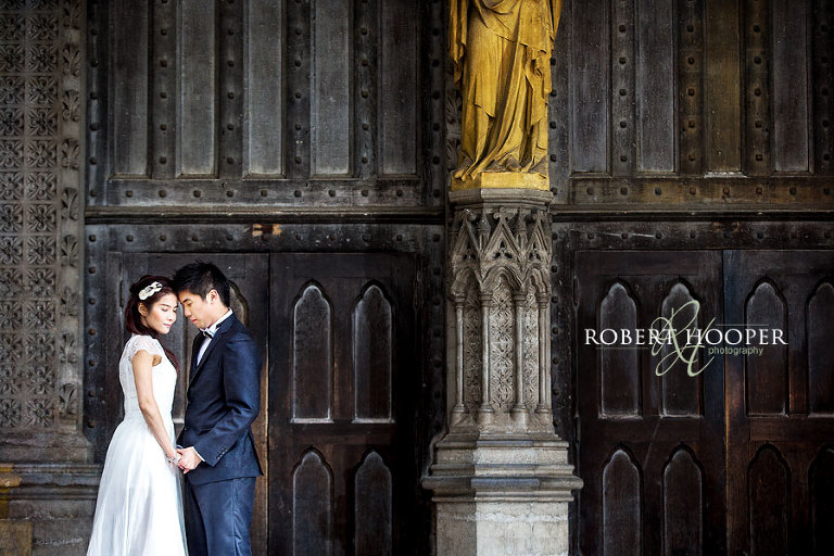 Westminster Abbey pre wedding photography in London