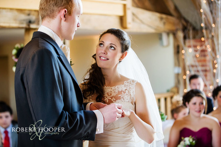 Surrey wedding photography at Bury Court Barn