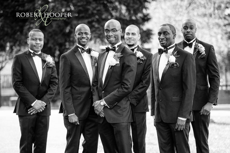London wedding photography groom and groomsmen