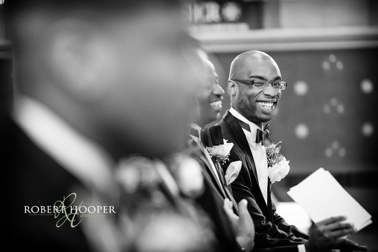 London wedding photography in church