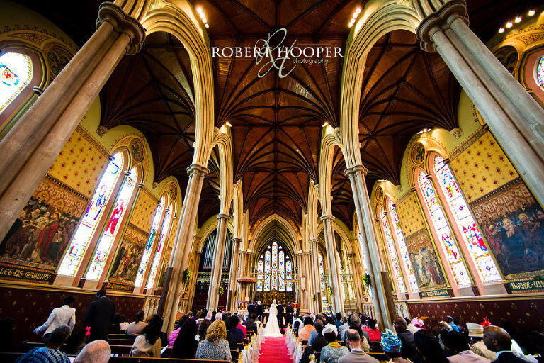London church wedding at St Margarets Church Blackheath