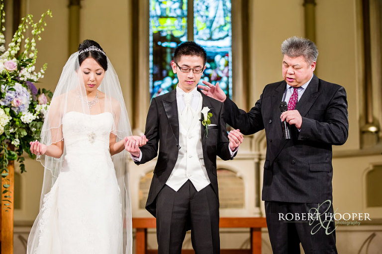 Kent wedding photography in church