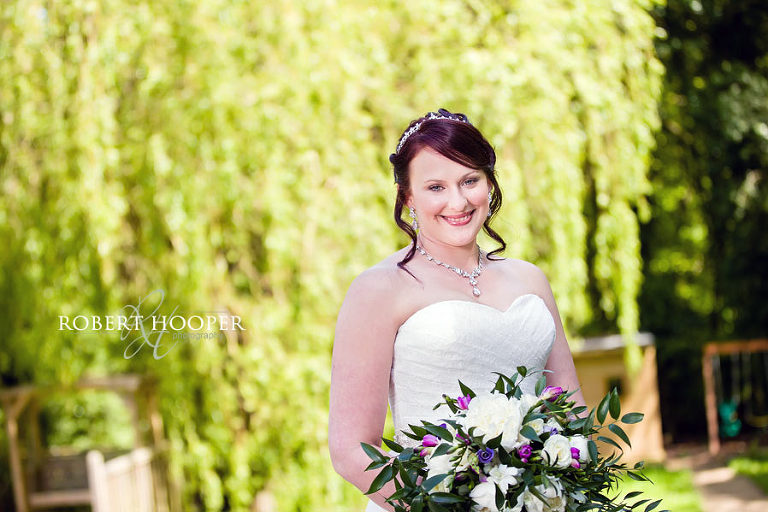 Bride with flowers