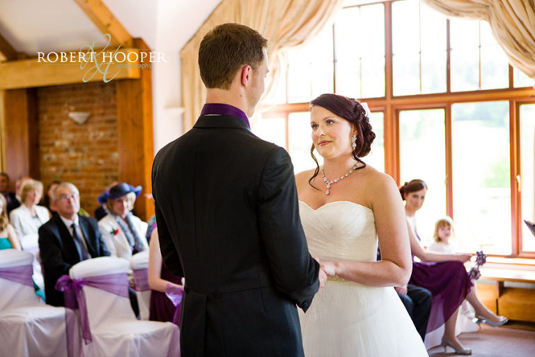 Wedding ceremony at Westerham Golf Club