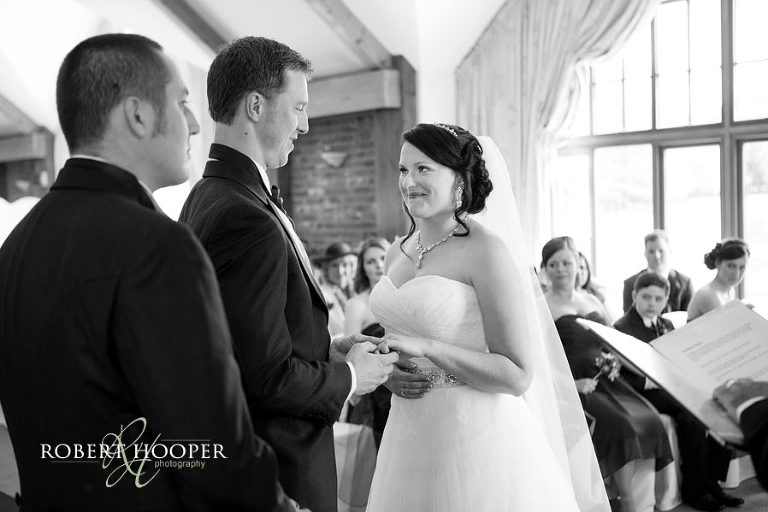 Wedding ceremony at Westerham Golf Club