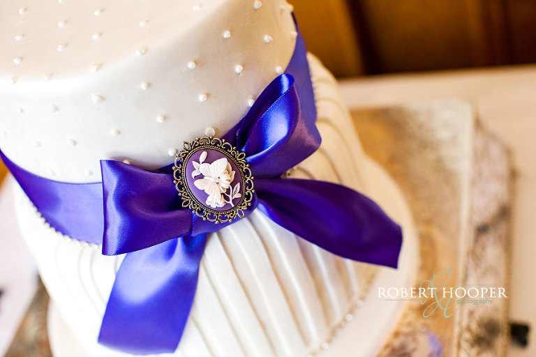 Wedding cake at the London golf club