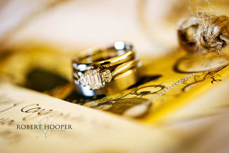 Wedding rings photography