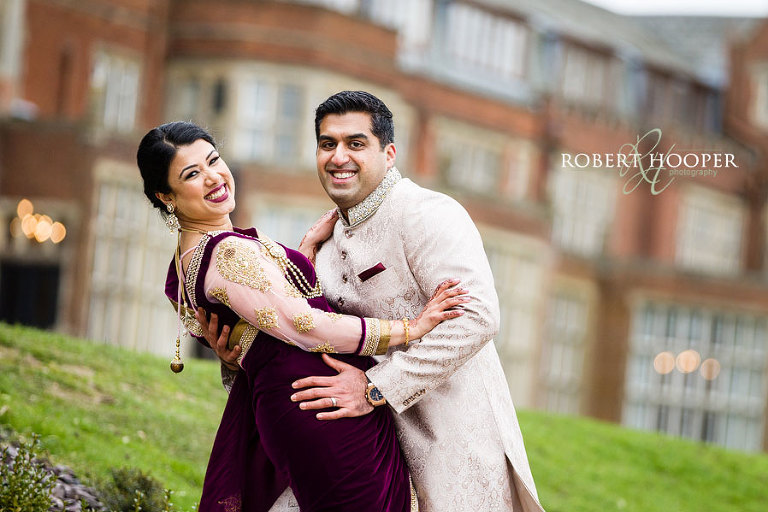 Fun pre wedding photography at Selsdon Park Hotel Croydon